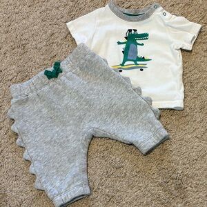 Gymboree Dinosaur Shirt and Pants Set